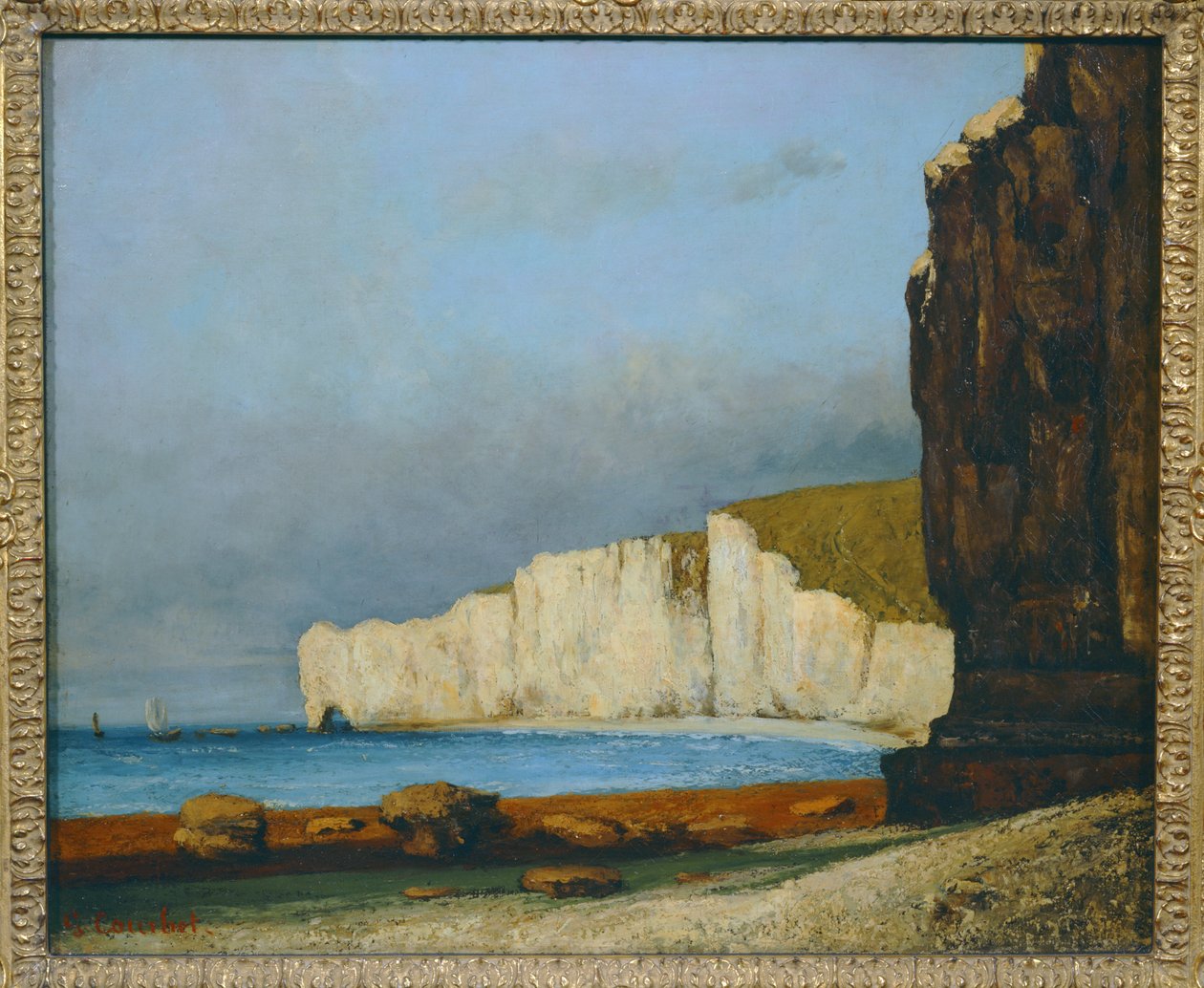 Coastal Landscape by Gustave Courbet