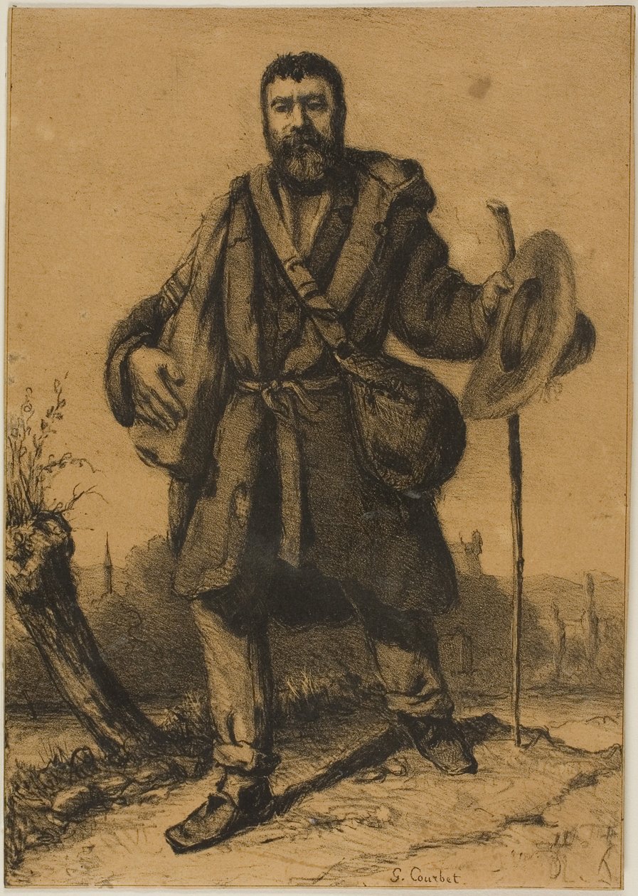 The Apostle Jean Journet by Gustave Courbet