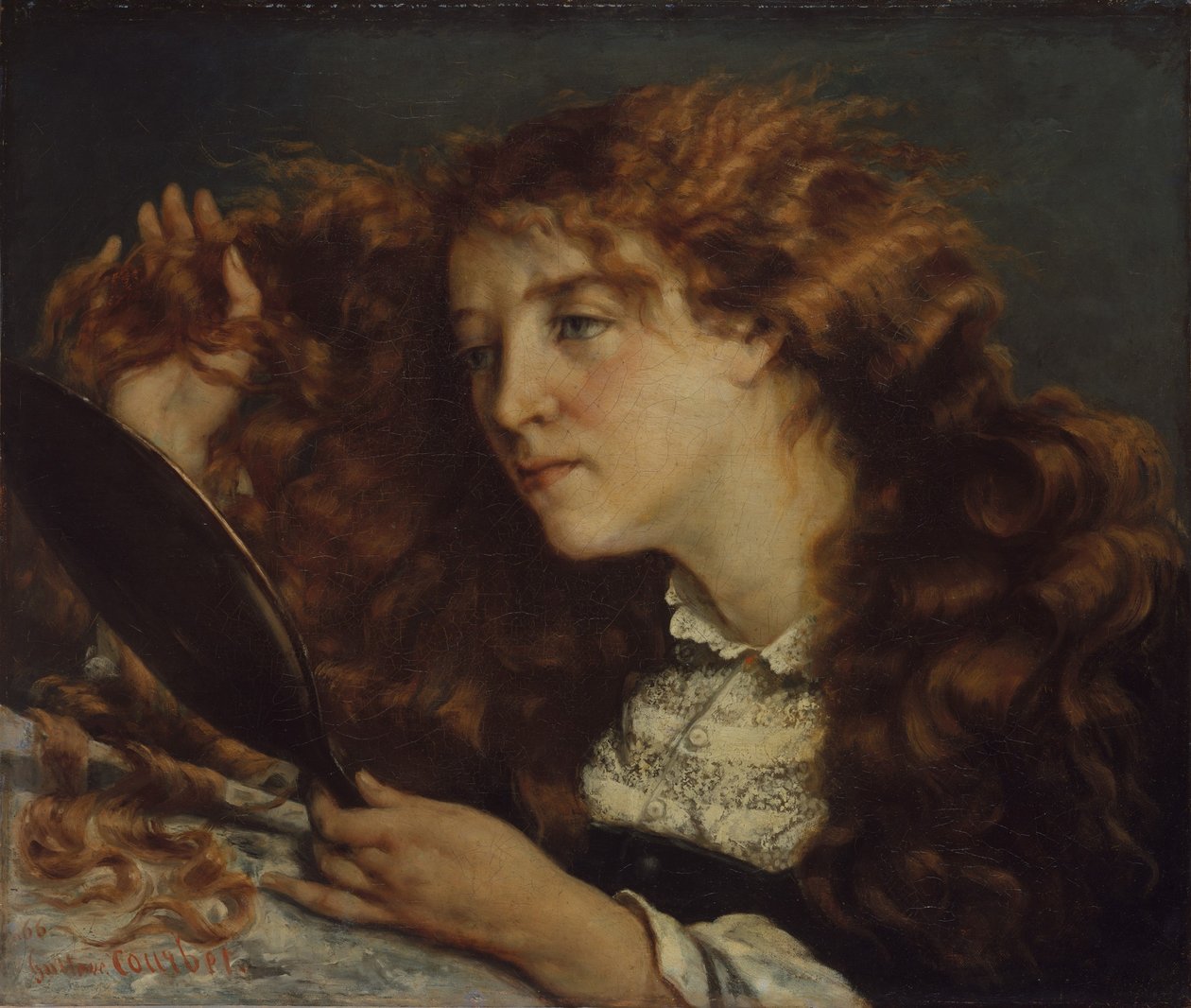 Jo, the Beautiful Irish Girl by Gustave Courbet