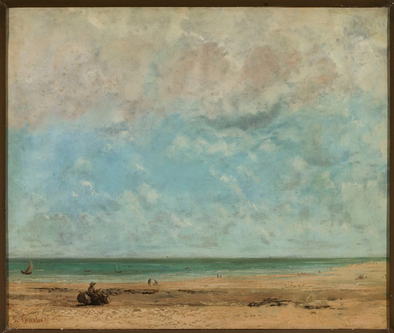 Seaside Landscape by Gustave Courbet