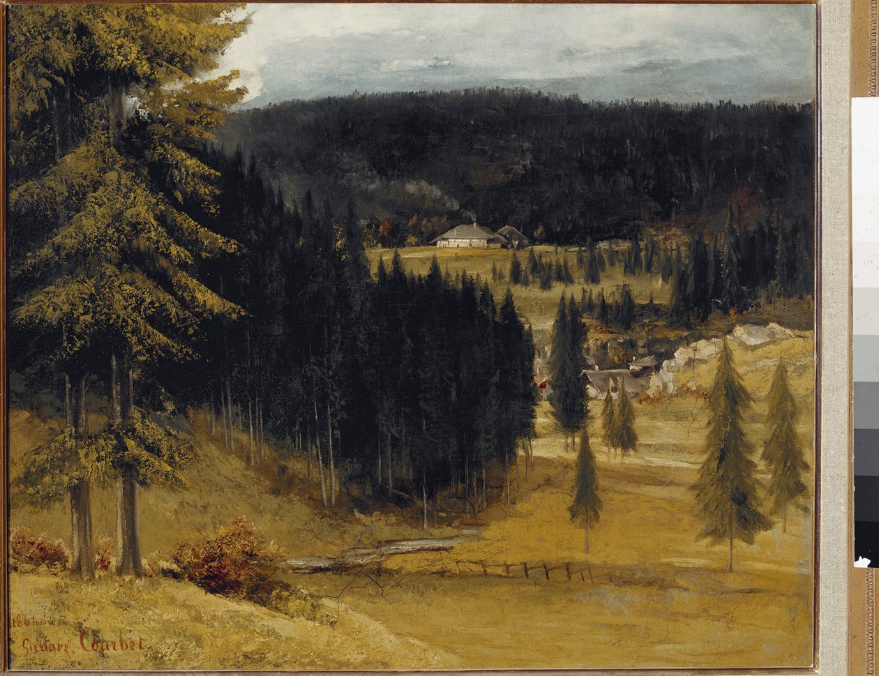 The Farm of Pussets by Gustave Courbet