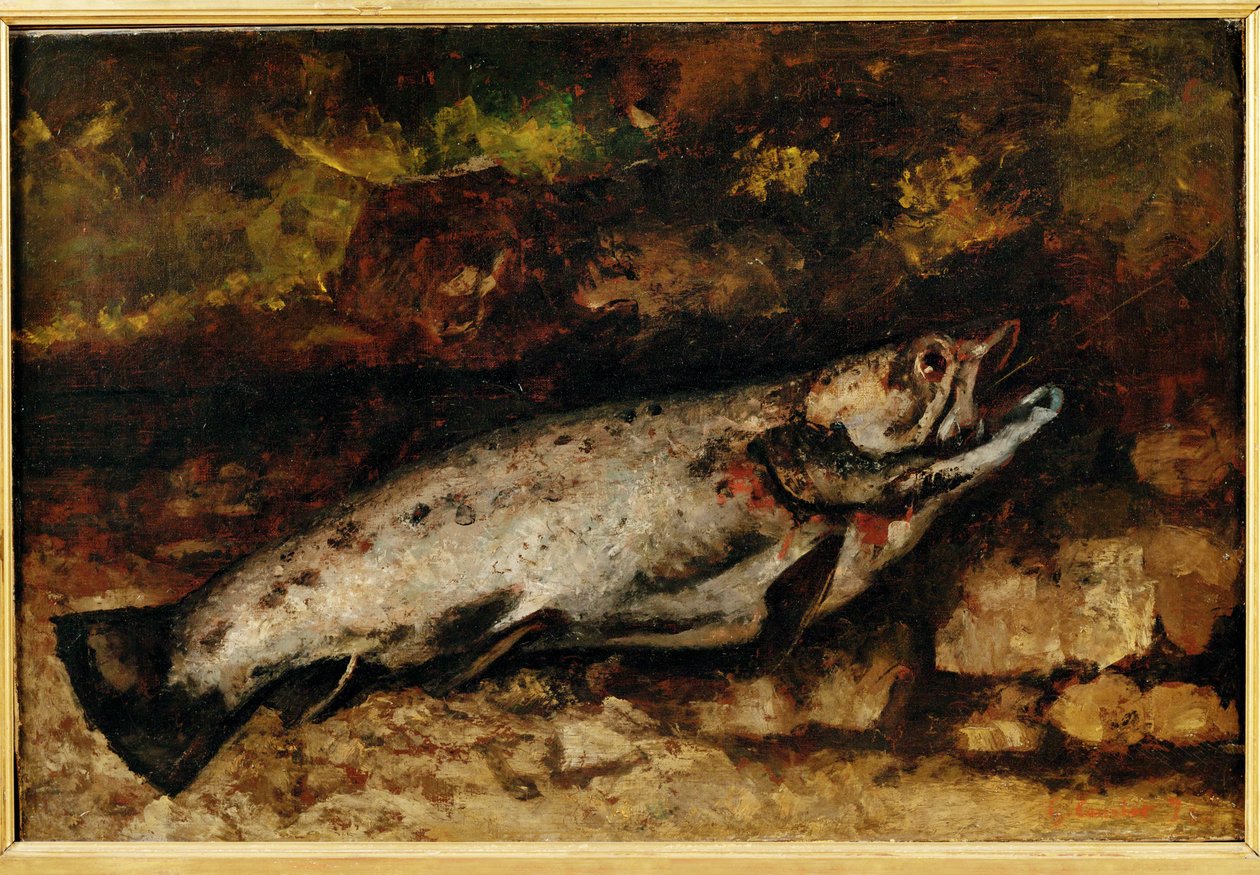The Trout by Gustave Courbet