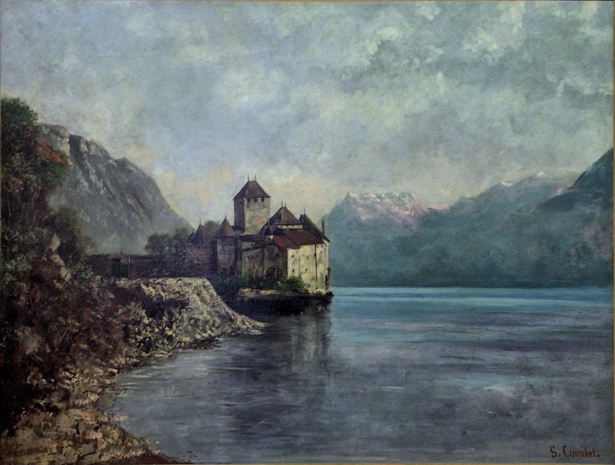 Chillon Castle by Gustave Courbet