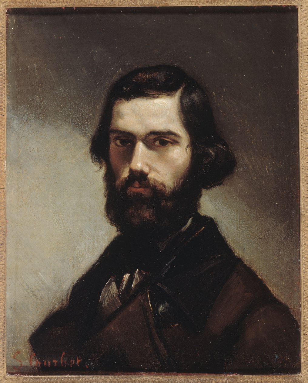 Portrait of Jules Vallès (1832-1885), Writer by Gustave Courbet