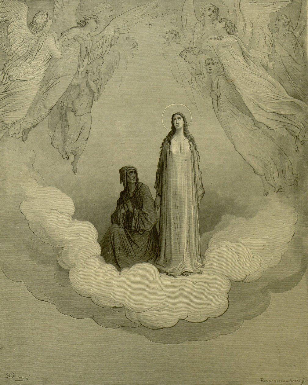 Paradiso, Canto XXI, Verses 1-3 by Gustave Dore