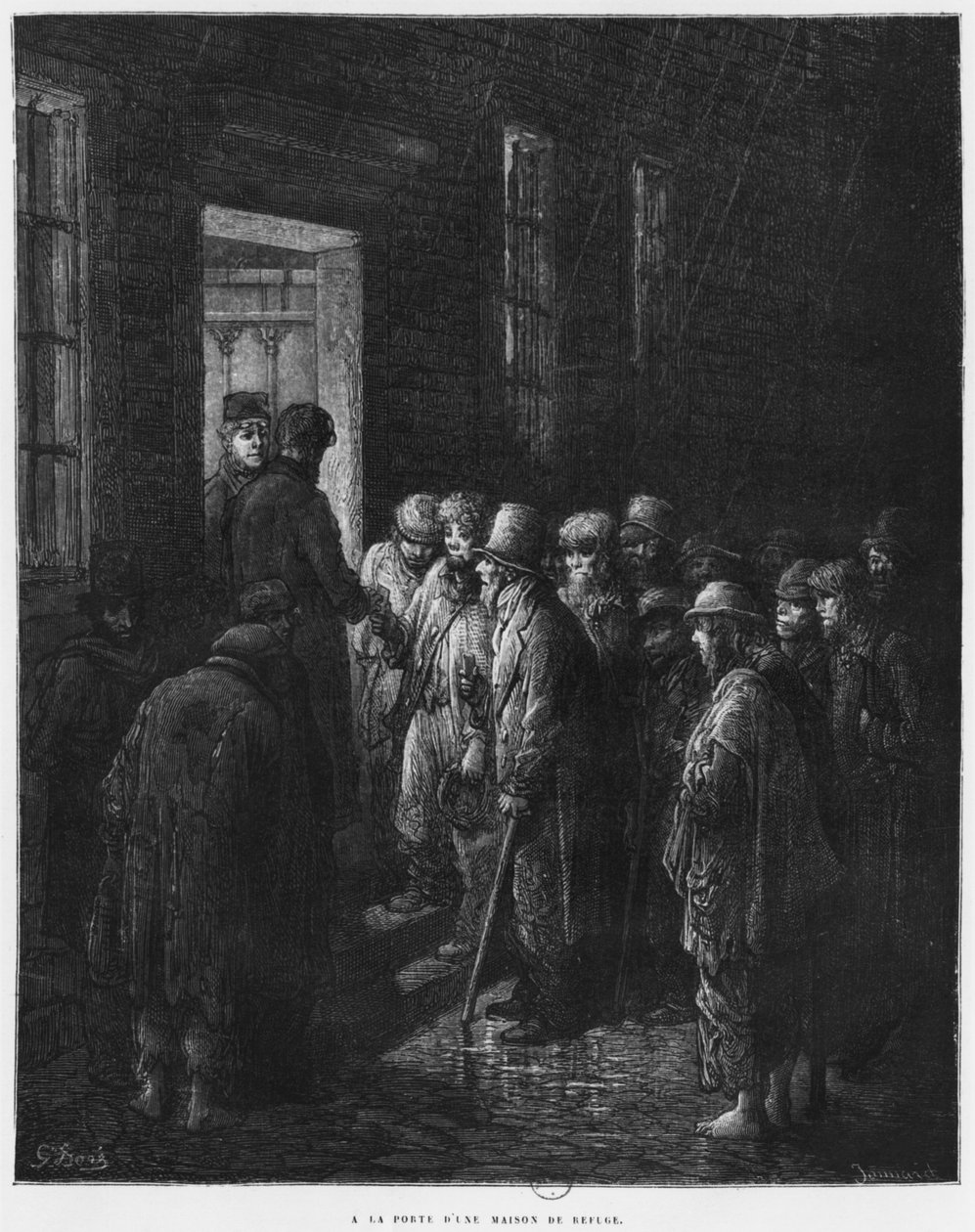 A house of refuge, illustration from 