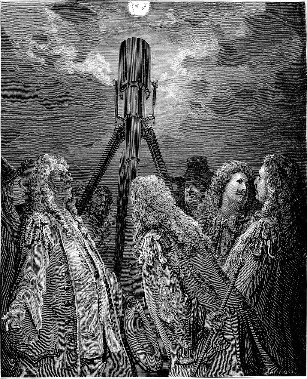 An animal in a moon: fable by Jean de la Fontaine illustrated by Gustave Dore - An animal in the moon by Gustave Dore