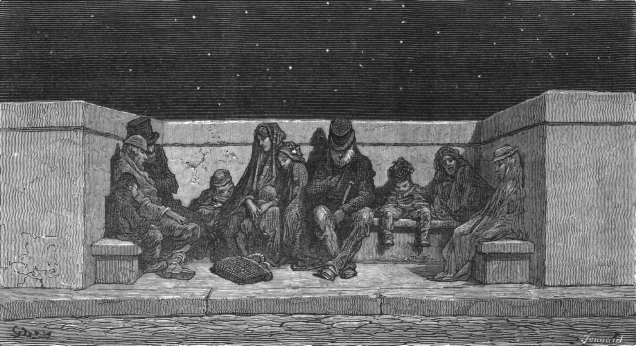 Asleep Under the Stars, 1872 by Gustave Dore