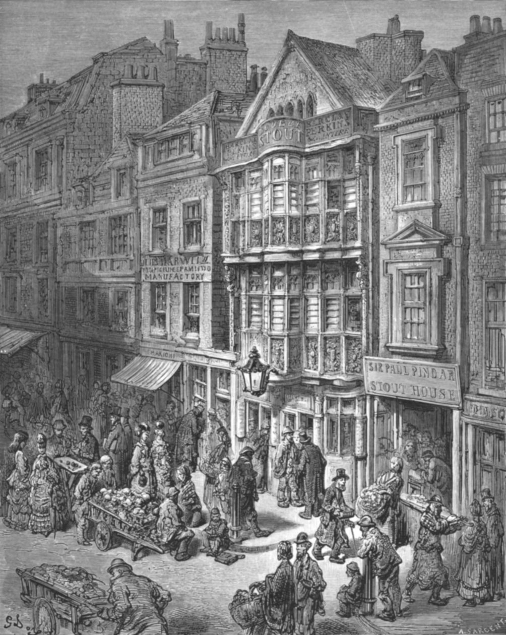 Bishopsgate Street by Gustave Dore