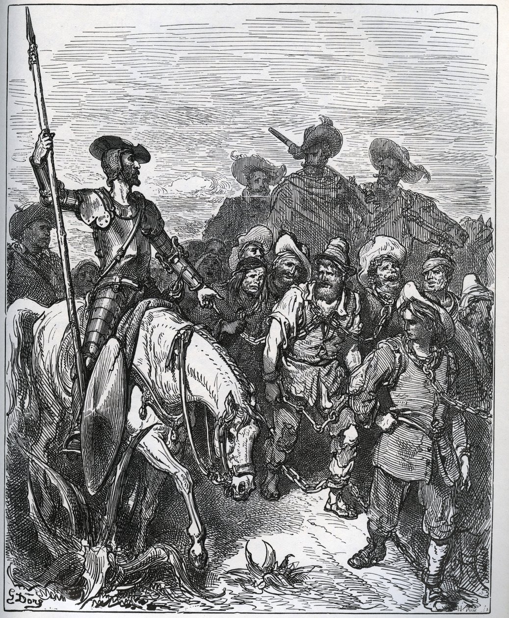 Don Quixote Questions the Forces About the Reasons for Their Convictions - from 