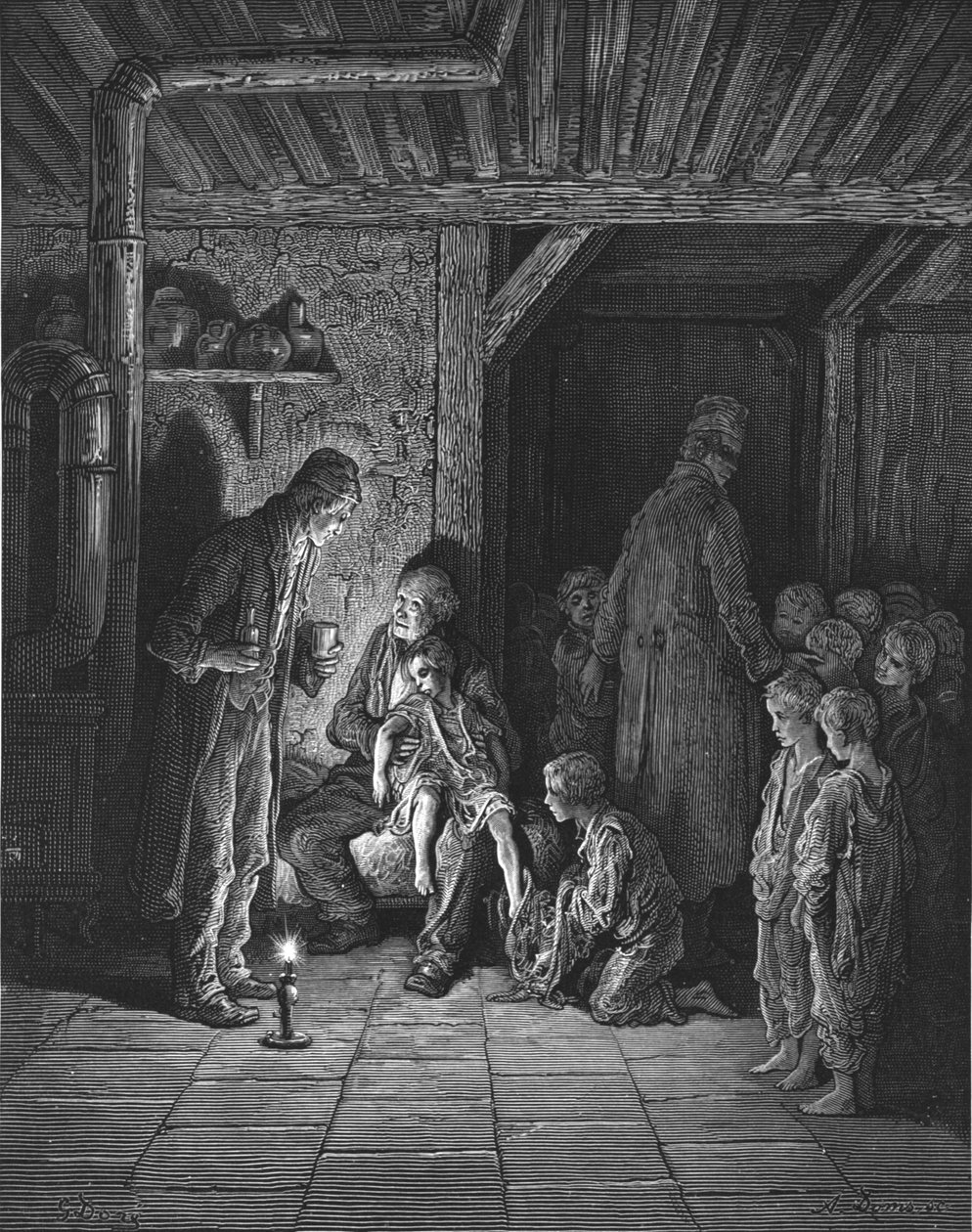 Found in the Street by Gustave Dore