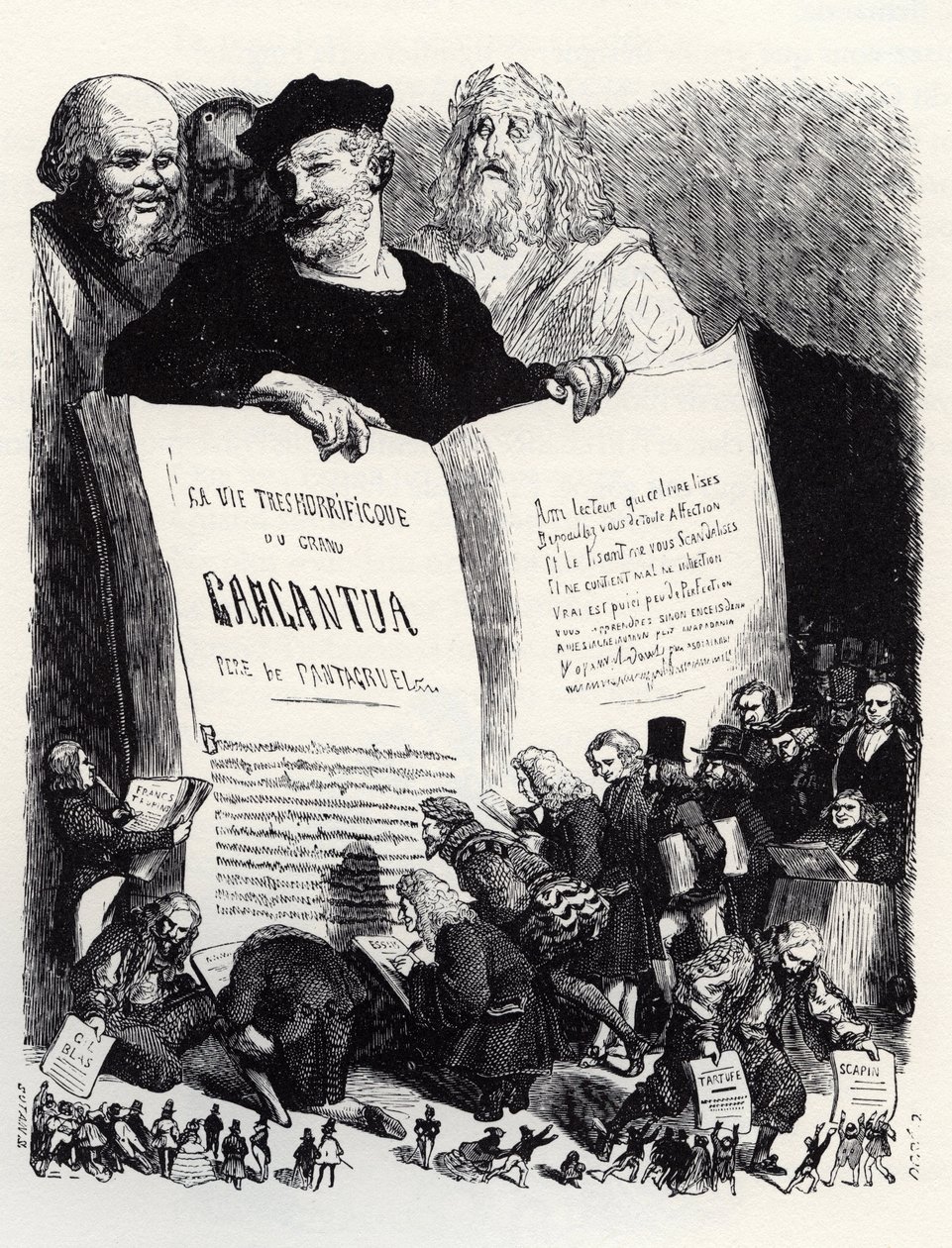 Frontispiece of the edition of 1854 - Illustration from 
