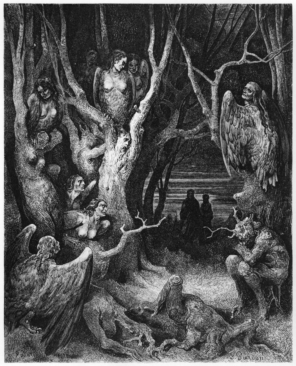 Harpies, Illustration from 