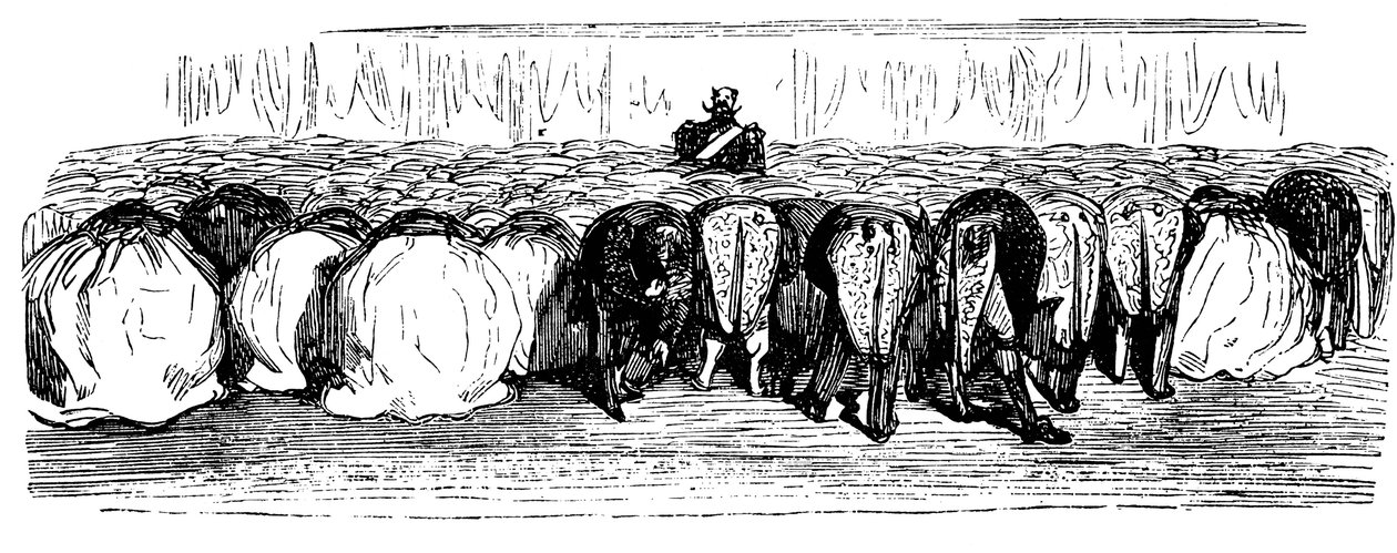 History of Holy Russia. A great ball in the Winter Palace by Gustave Dore