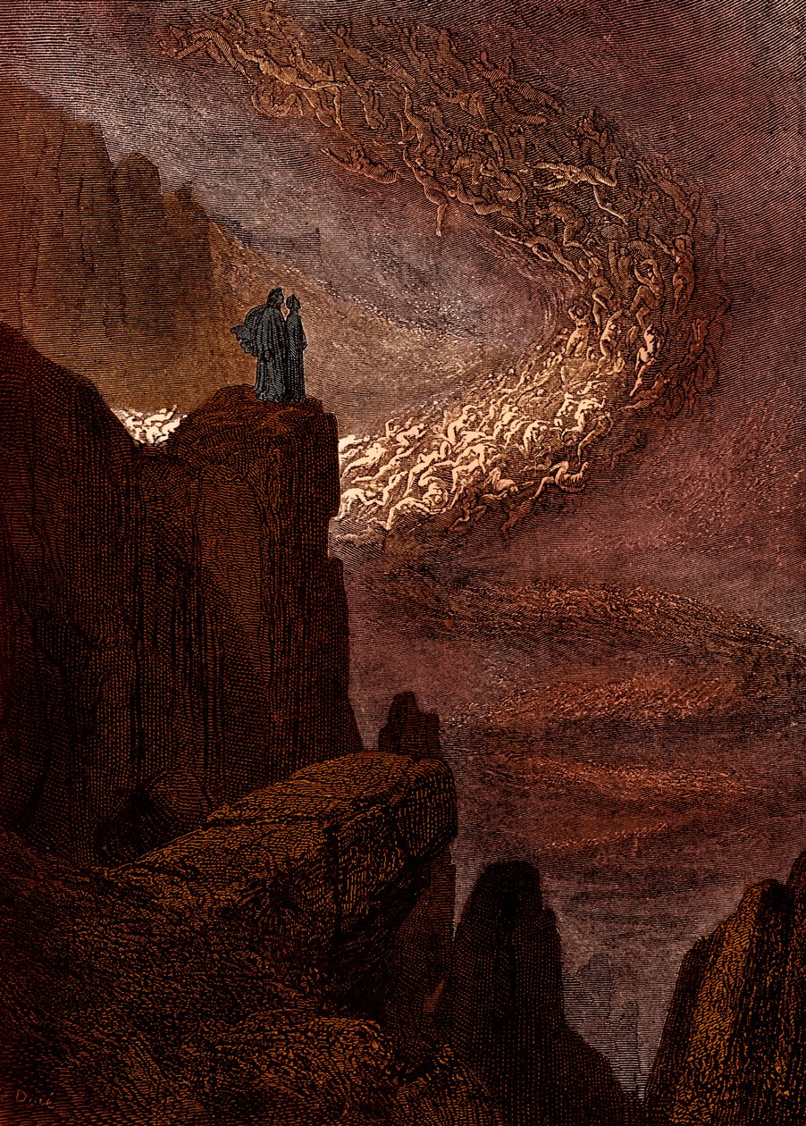 Illustration for The Divine Comedy - Hell by Dante by Gustave Dore