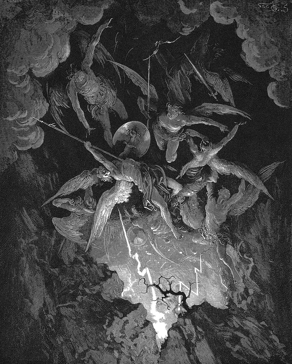 Illustration from John Milton
