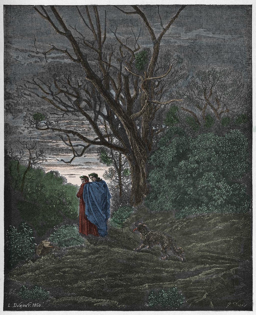 Inferno, Canto 1: The She-Wolf Appears, Illustration from 