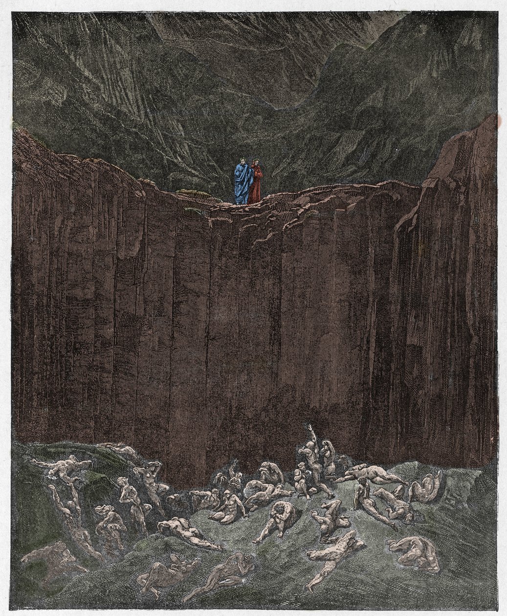 Inferno, Canto 29: The Forgers Tormented in the Valley, Illustration from 