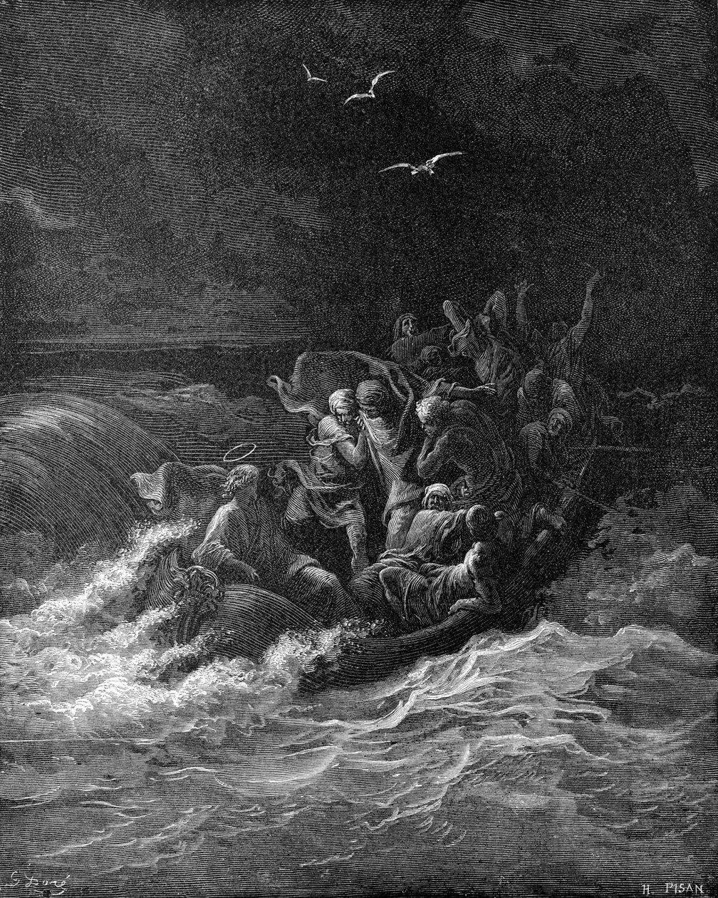 Jesus Calms the Storm by Gustave Dore