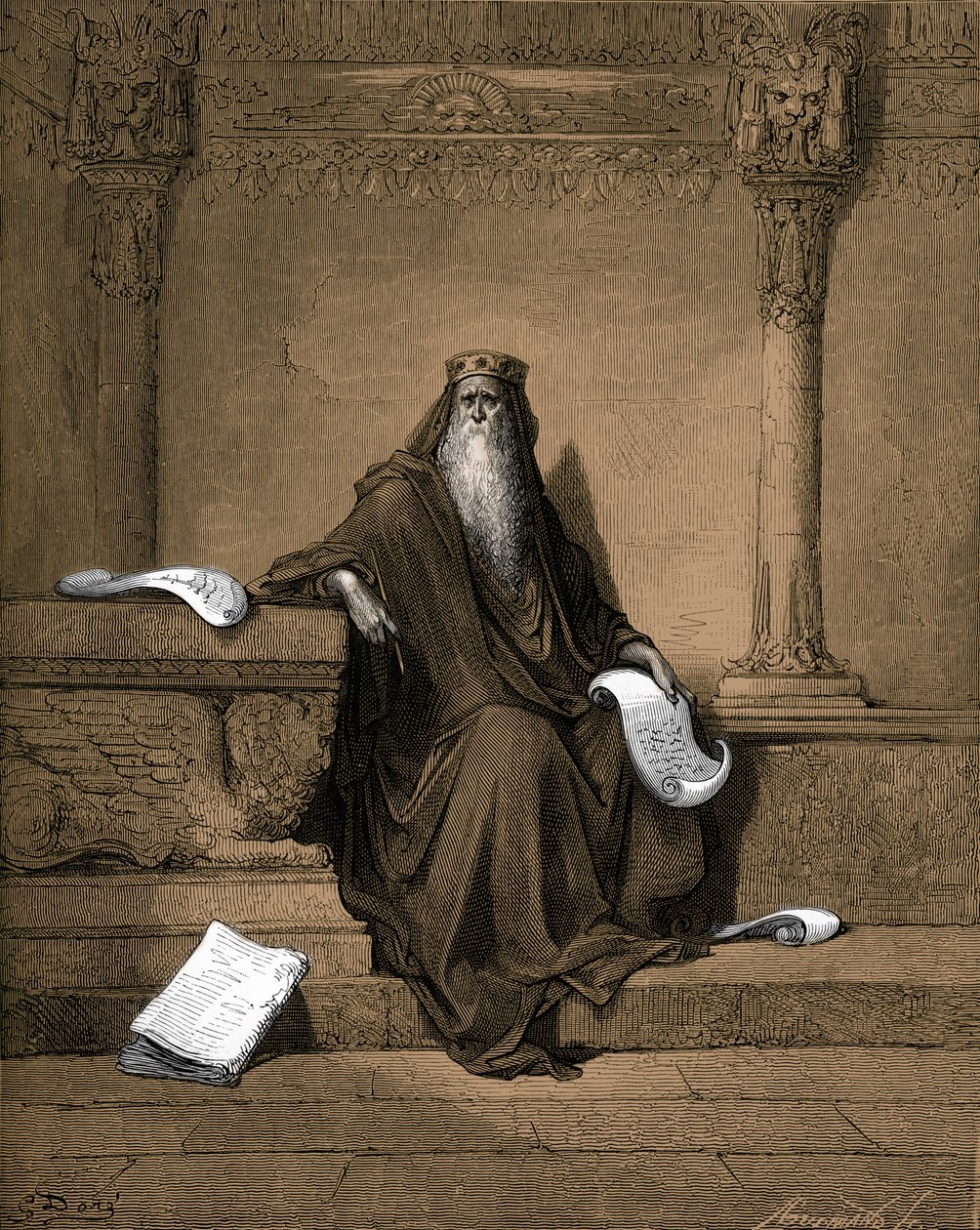 King Solomon - Bible by Gustave Dore
