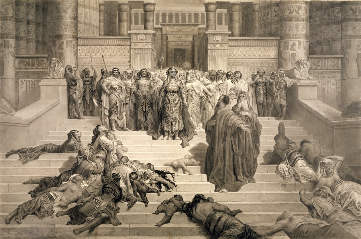 Moses before the Pharaoh by Gustave Dore