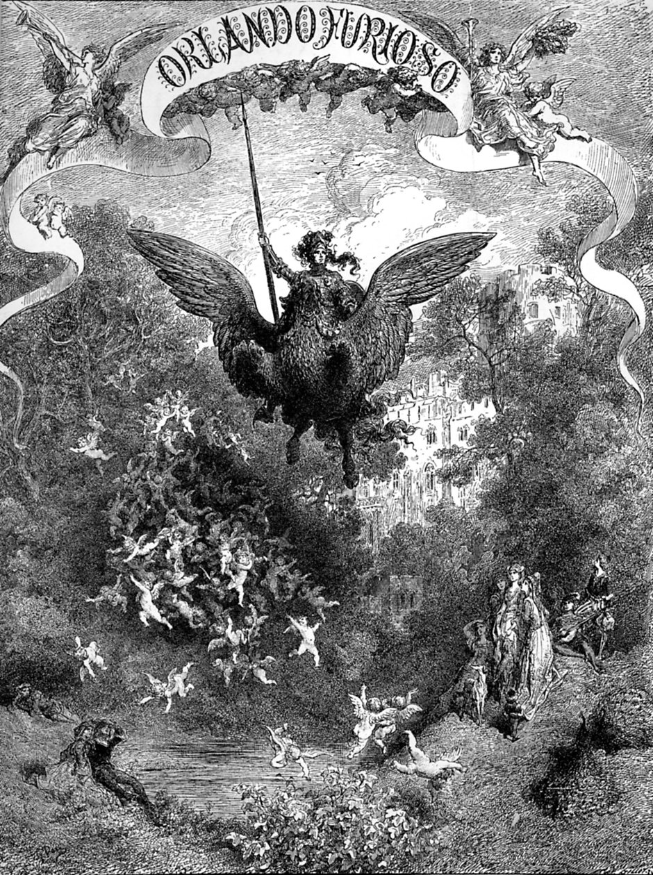 Orlando Furioso by Ludovico Ariosto, Cover by Gustave Dore