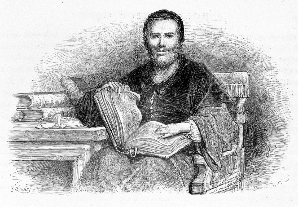 Portrait of Rabelais - by Gustave Doré by Gustave Dore