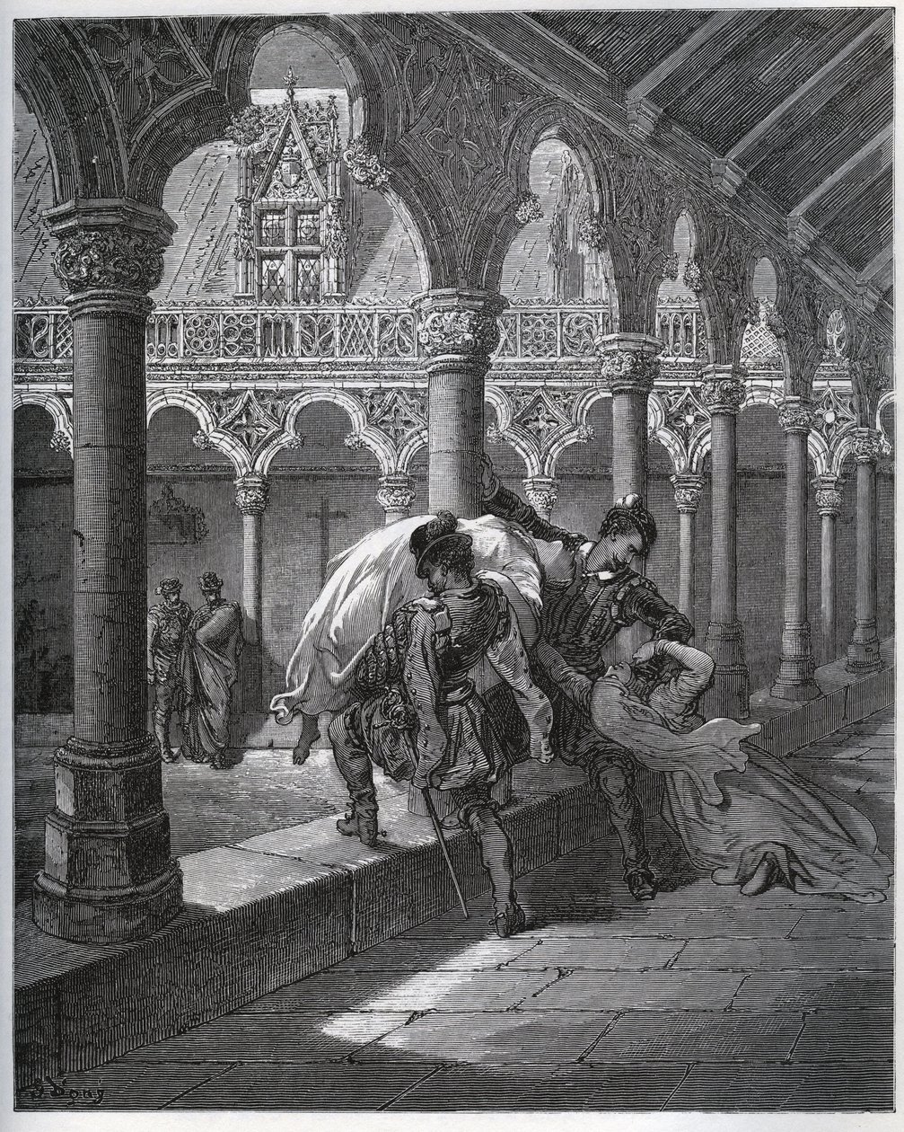 Recit of Don Fernand; He Takes Luscinde from the Convent Where She Had Taken Refuge - from 