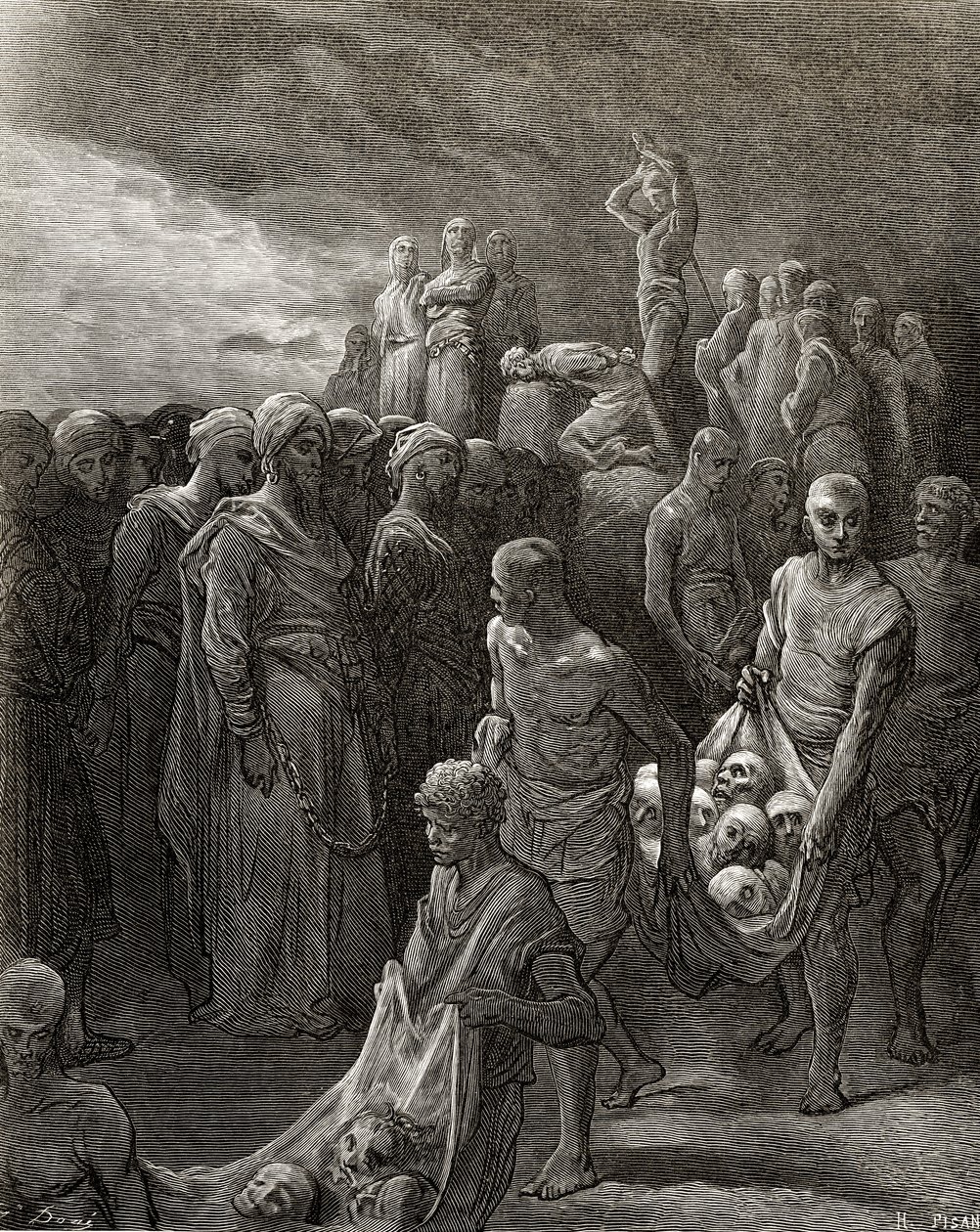 Richard I the Lionheart massacres captives in reprisal, illustration from 