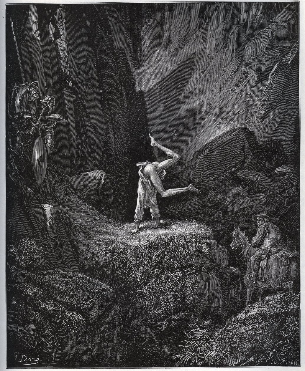 The Acrobatic Penitence of Don Quixote in Sierra Morena - from 