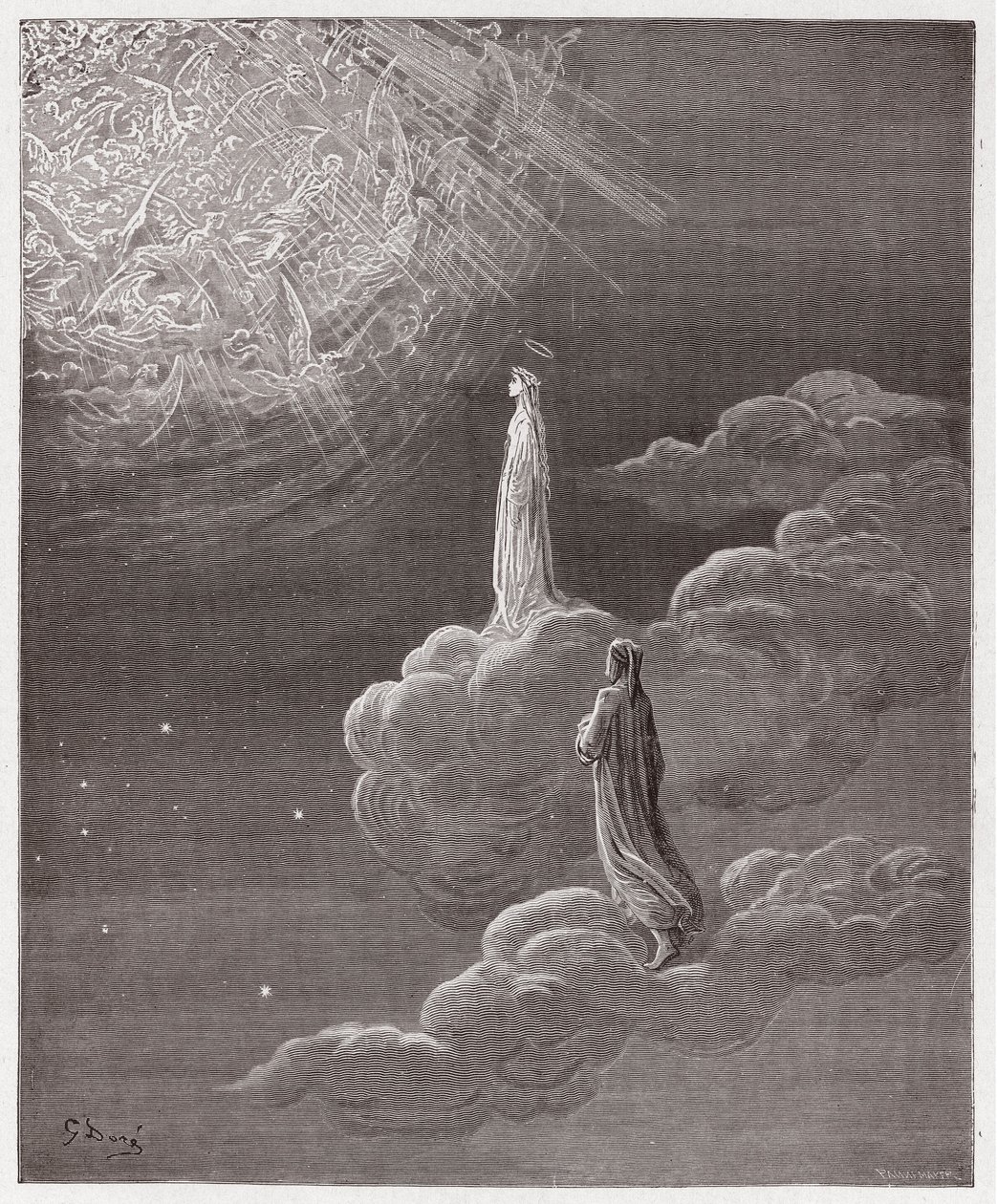 The Divine Comedy, Paradiso, Canto 14: Dante and Beatrice translated to ...
