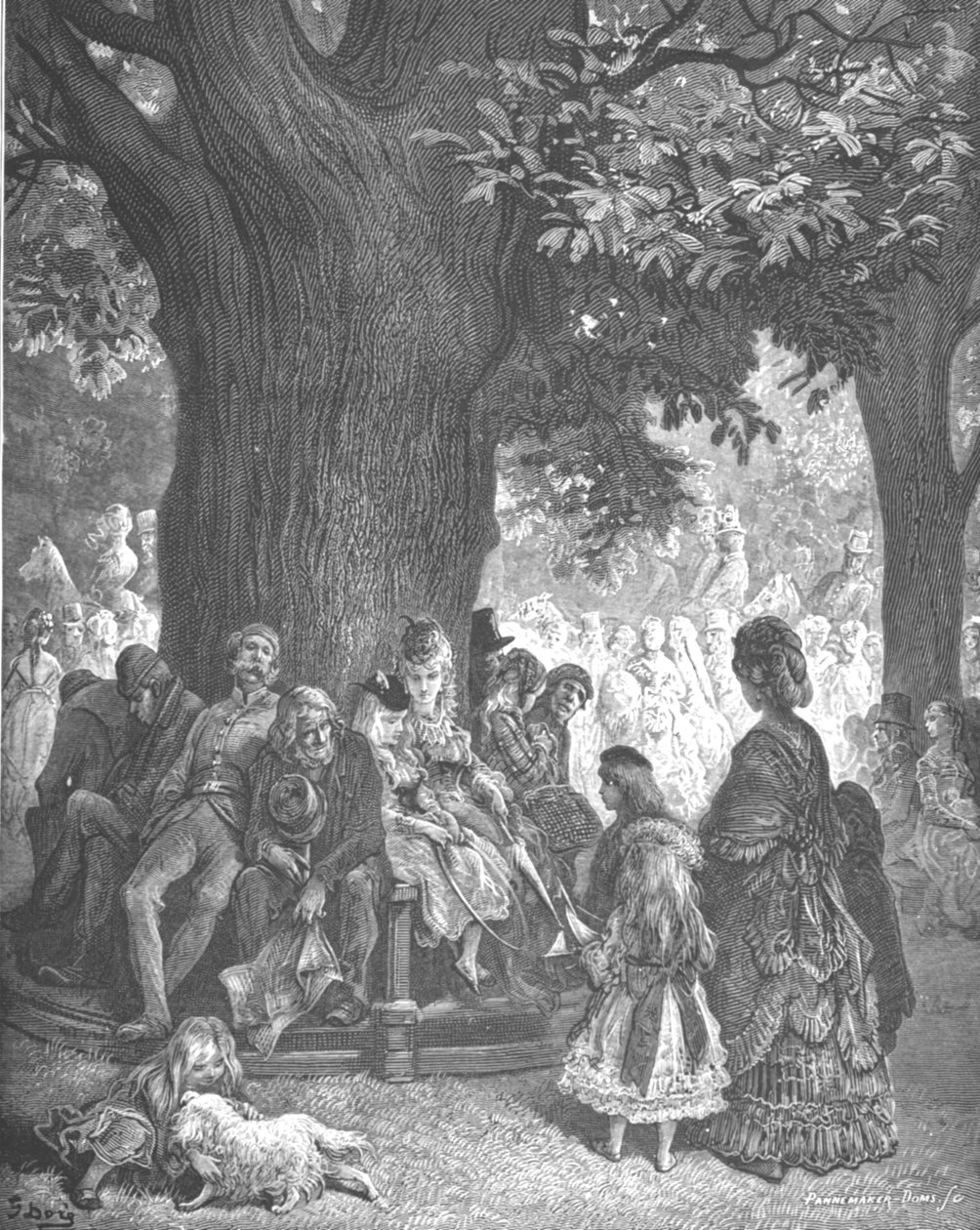 The Great Tree - Kensington Gardens, 1872 by Gustave Dore