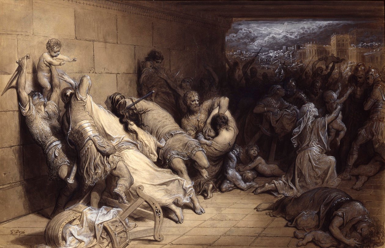The Massacre of the Innocents, c.1870 by Gustave Dore