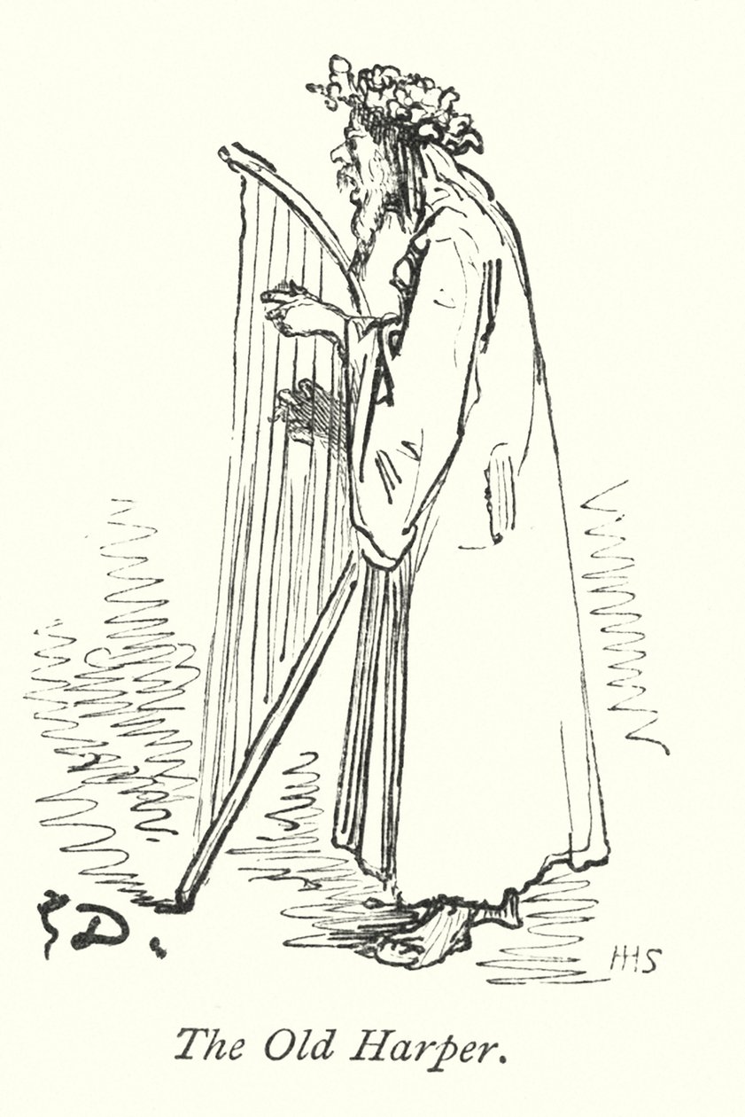 The Old Harper by Gustave Dore