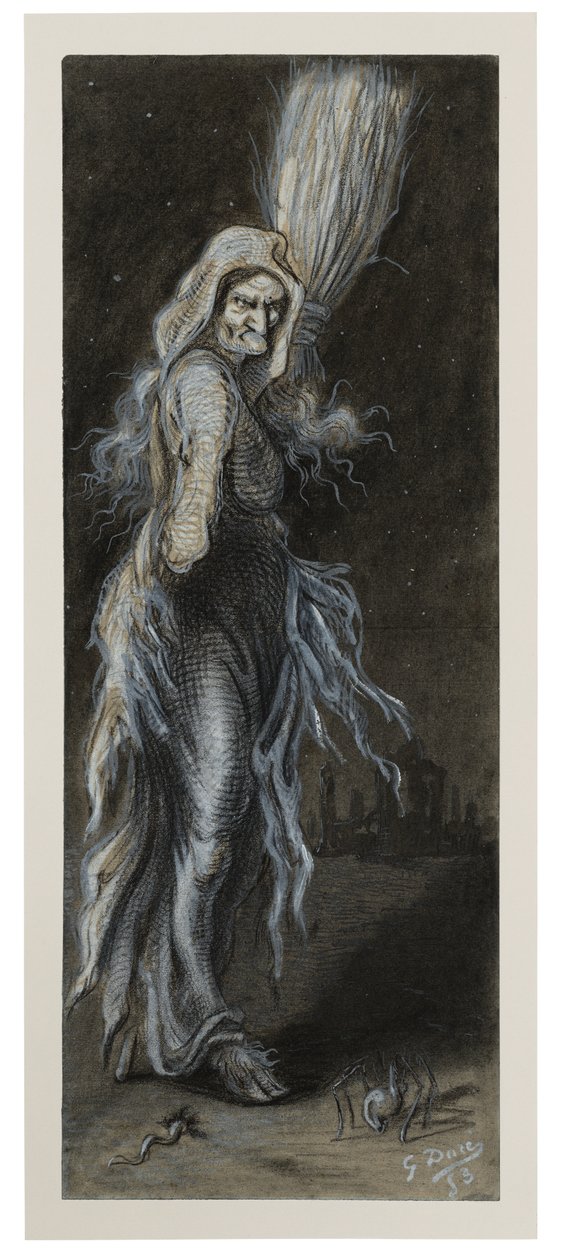 The Witch by Gustave Dore