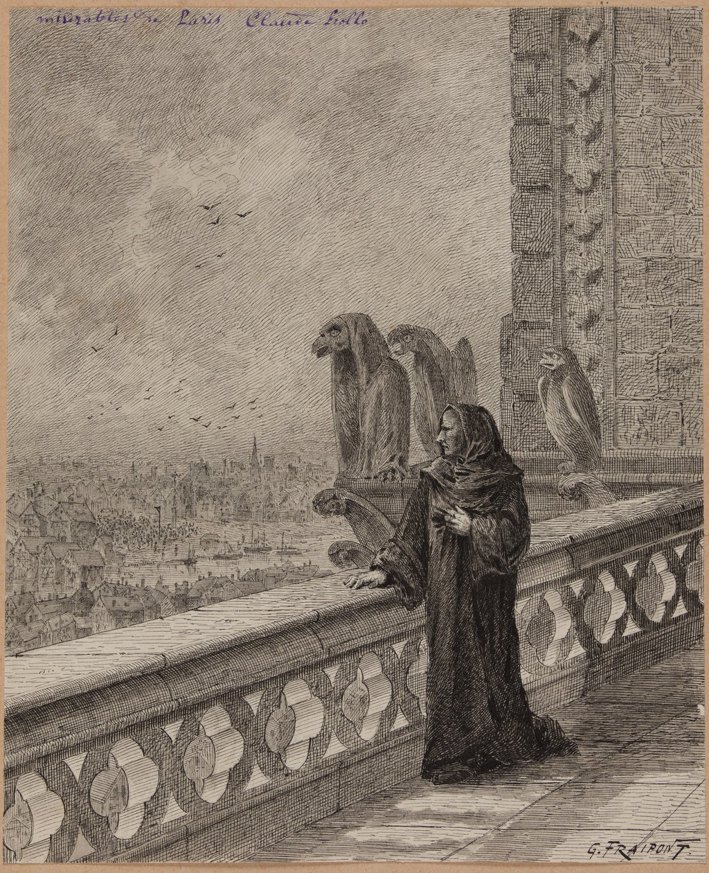 Claude Frollo by Gustave Fraipont