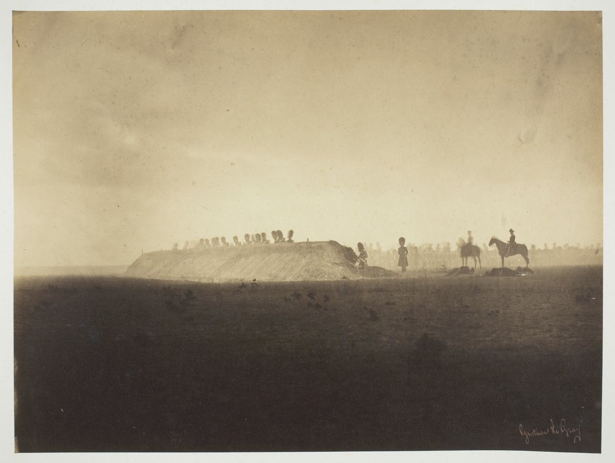 Chalons Encampment: Maneuvers on October 3 by Gustave Le Gray