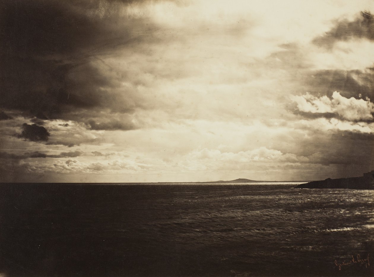 Cloudy Sky, Mediterranean Sea by Gustave Le Gray