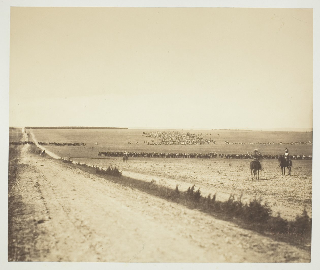 Maneuvers, Camp de Châlons by Gustave Le Gray