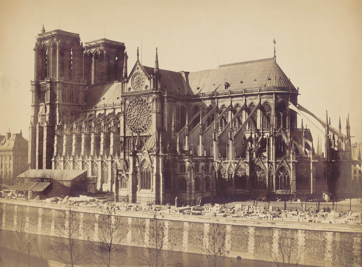 Notre-Dame de Paris cathedral by Gustave Le Gray