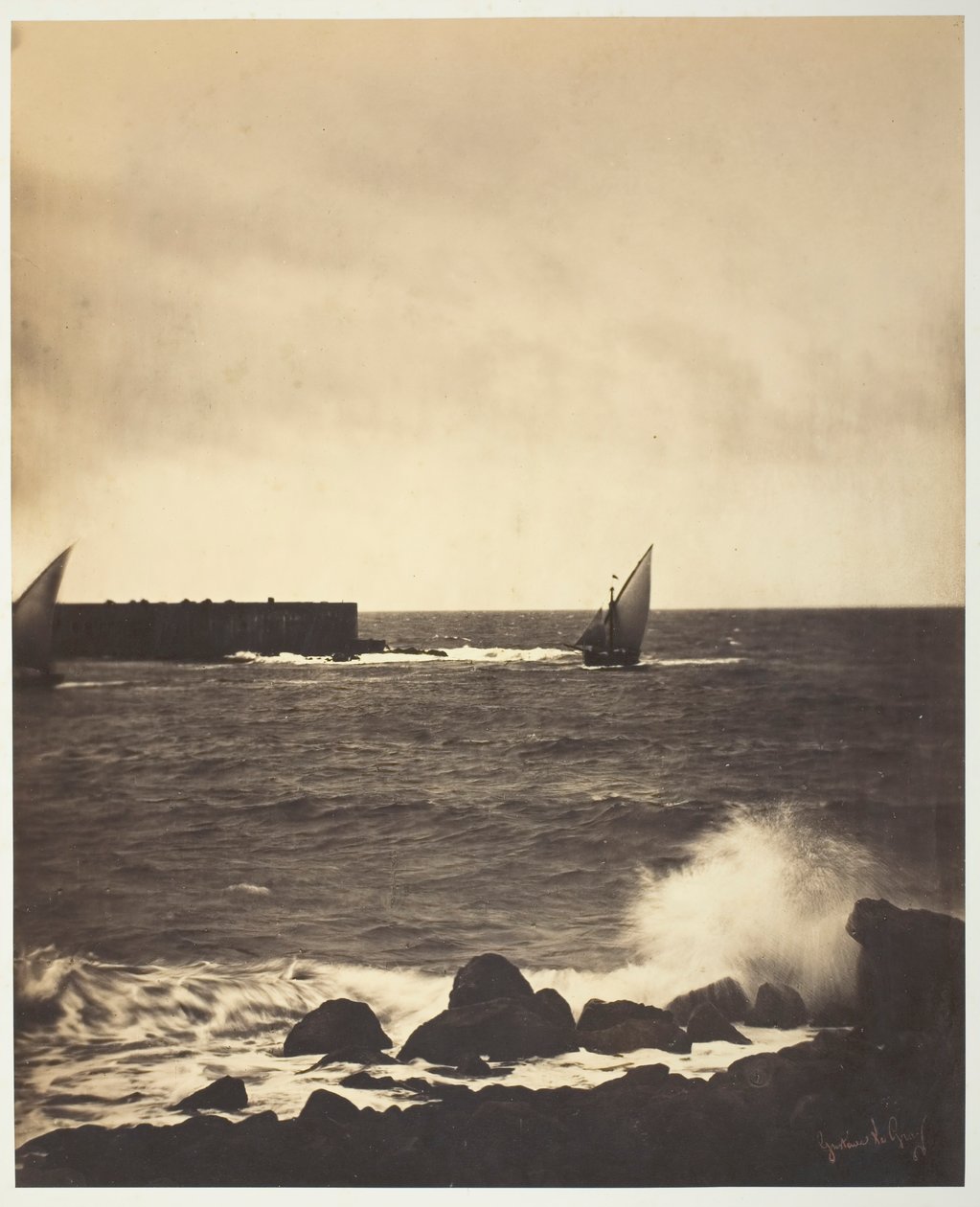 The Breaking Wave by Gustave Le Gray