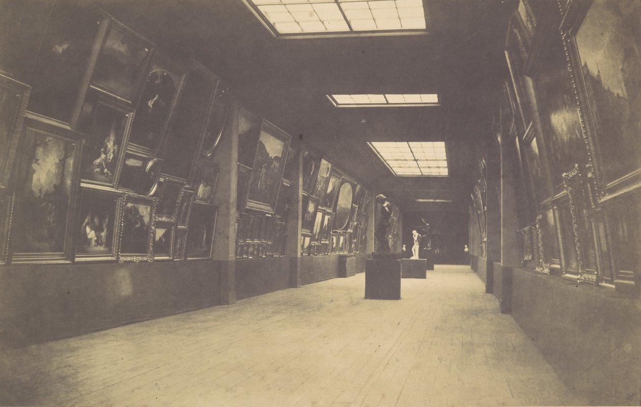 The Salon of 1852, 1852 by Gustave Le Gray: Fine art print