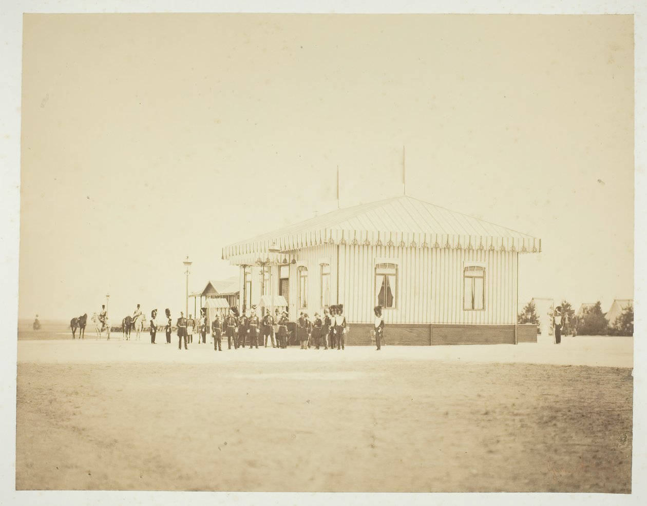 Untitled [officers and dignitaries] by Gustave Le Gray