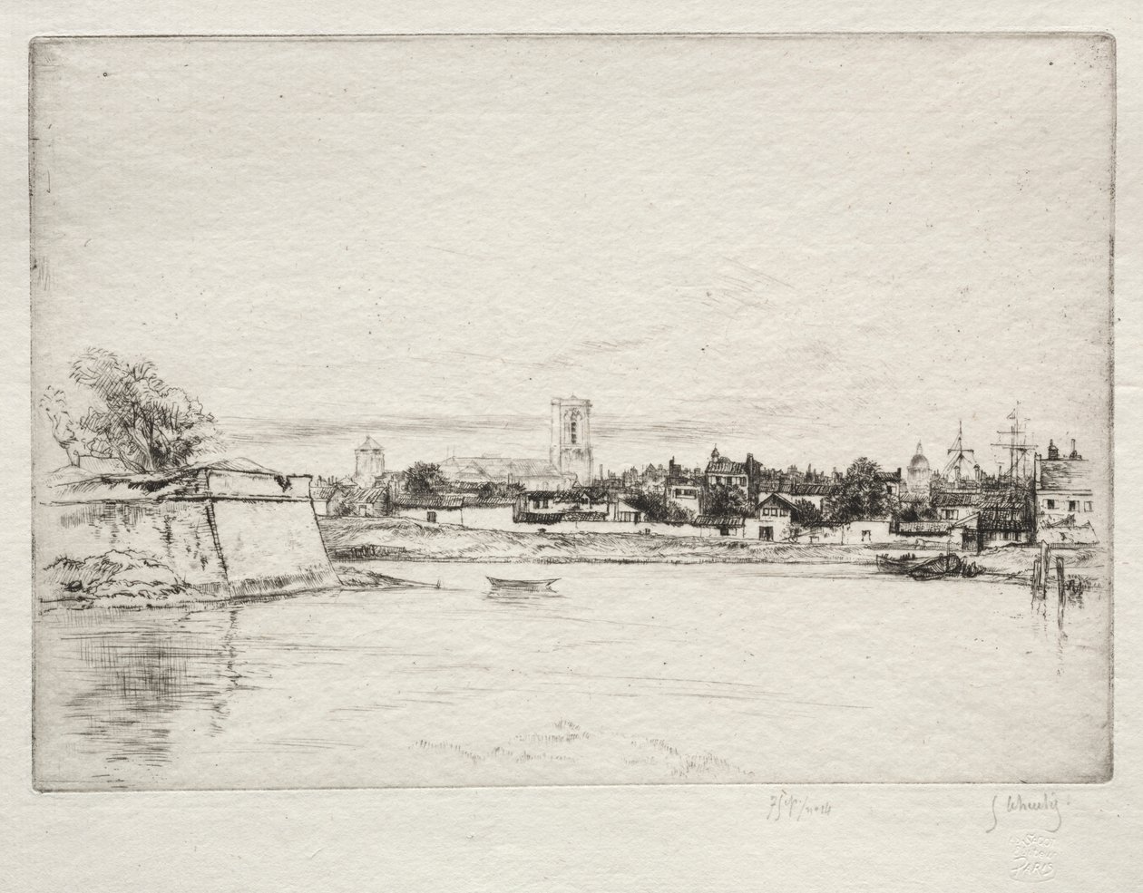 The Little St. Eloi, La Rochelle by Gustave Leheutre