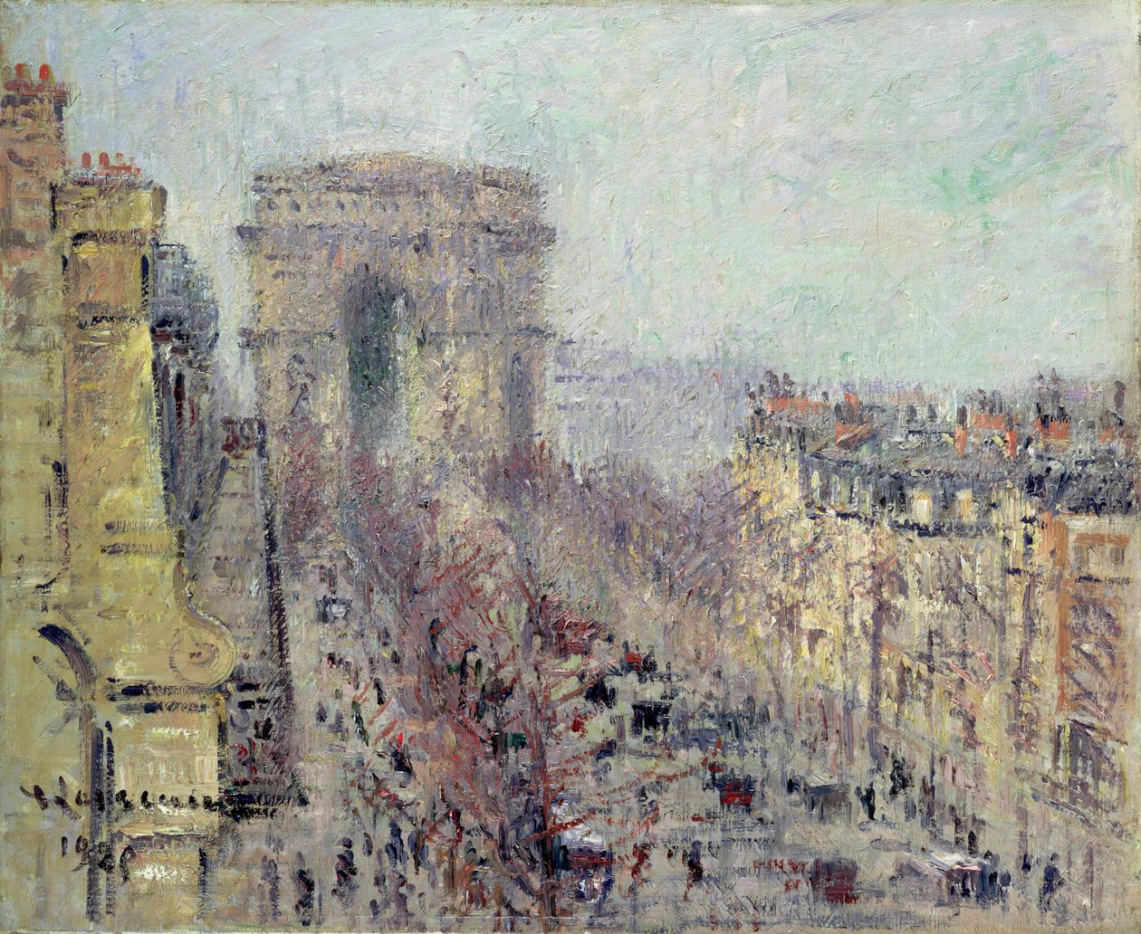 Avenue de Friedland, Paris by Gustave Loiseau