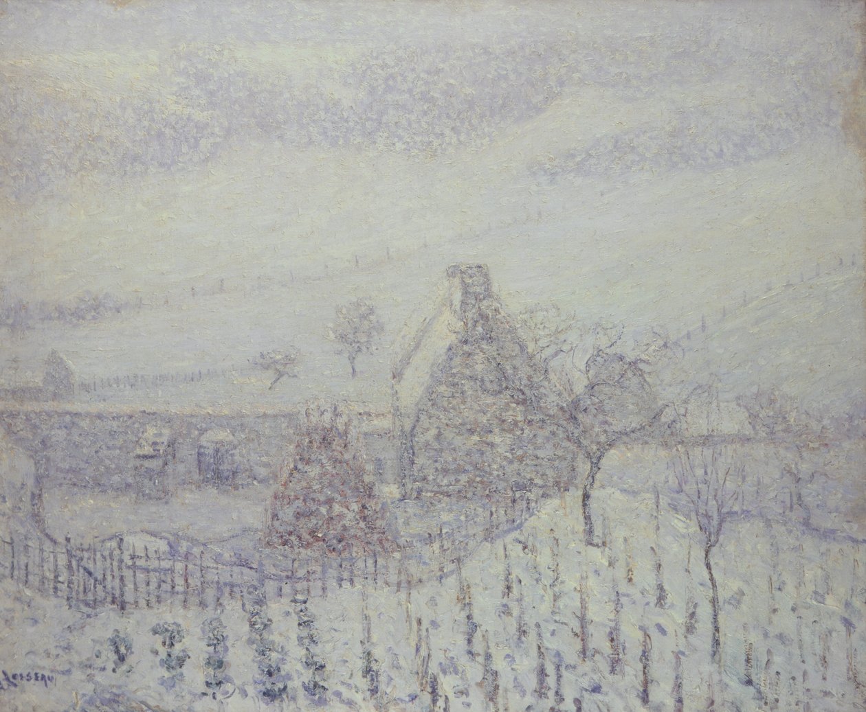Blizzard at Hedouville by Gustave Loiseau