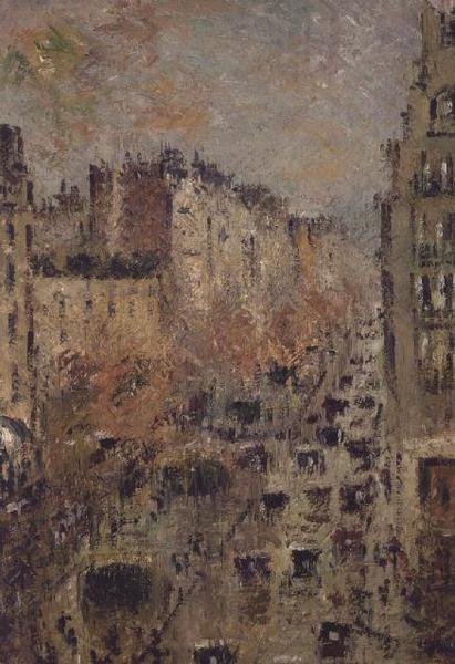 The Boulevard Raspail, 1928 by Gustave Loiseau