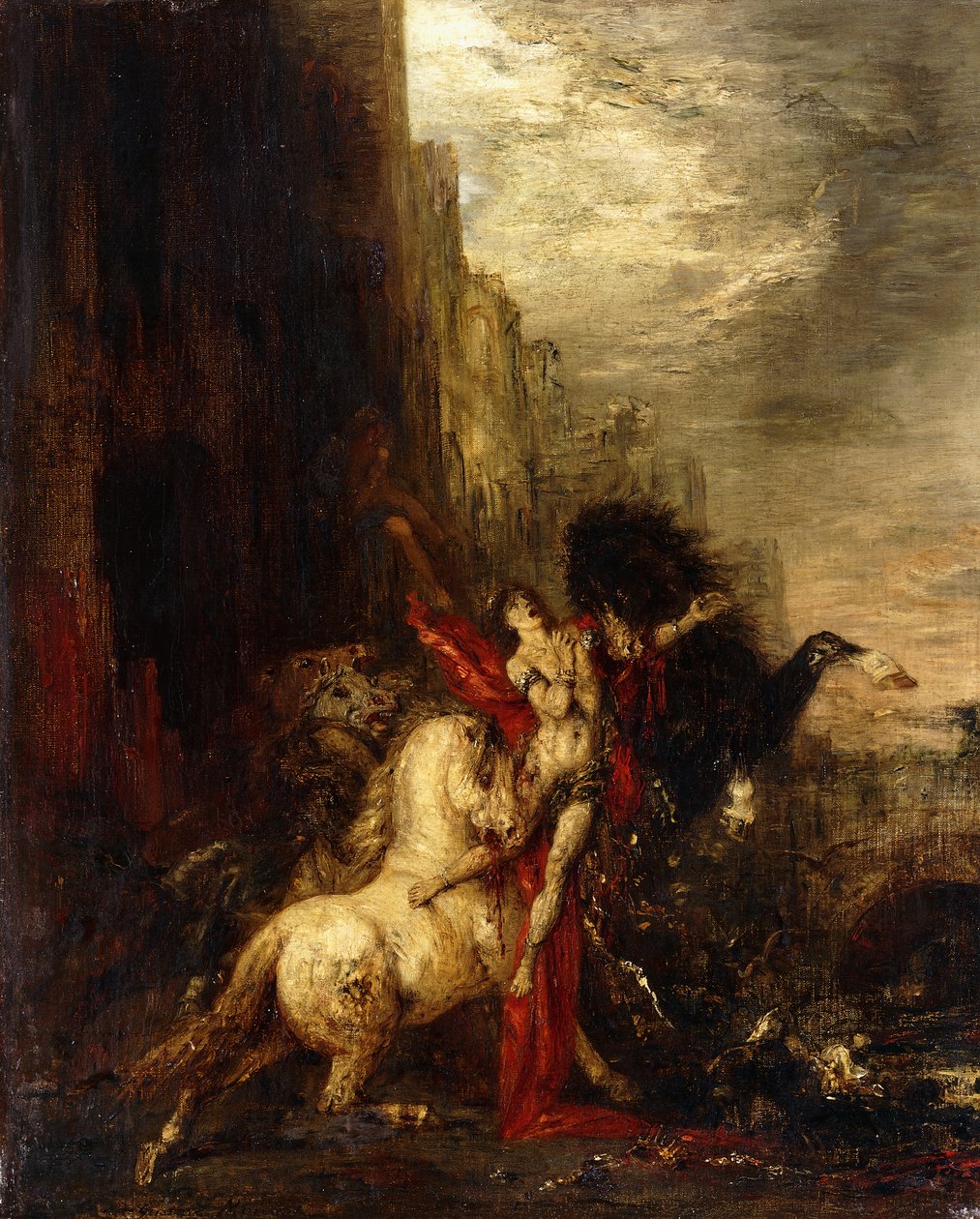 Diomedes Devoured by his Horses by Gustave Moreau