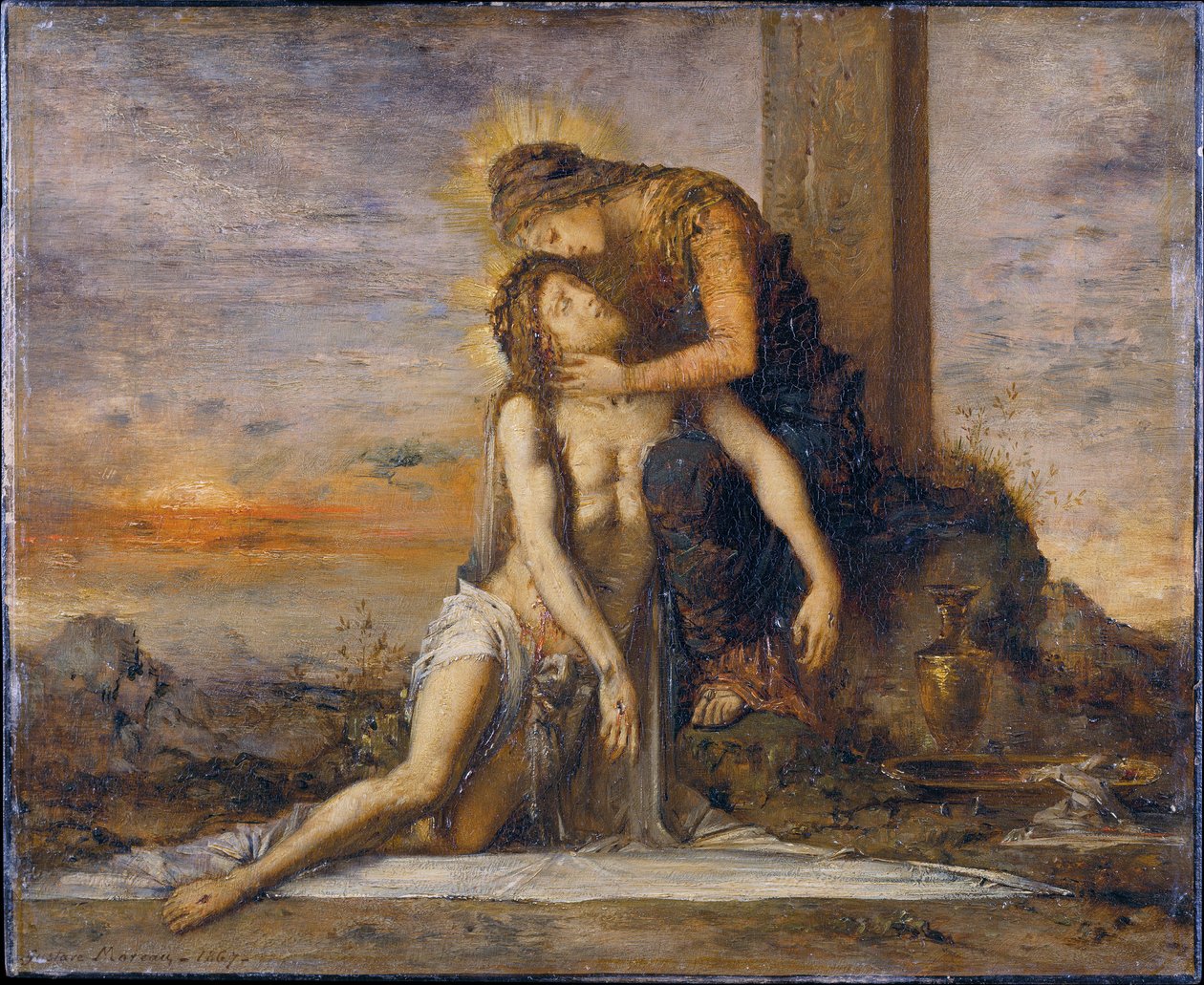 Pietà by Gustave Moreau