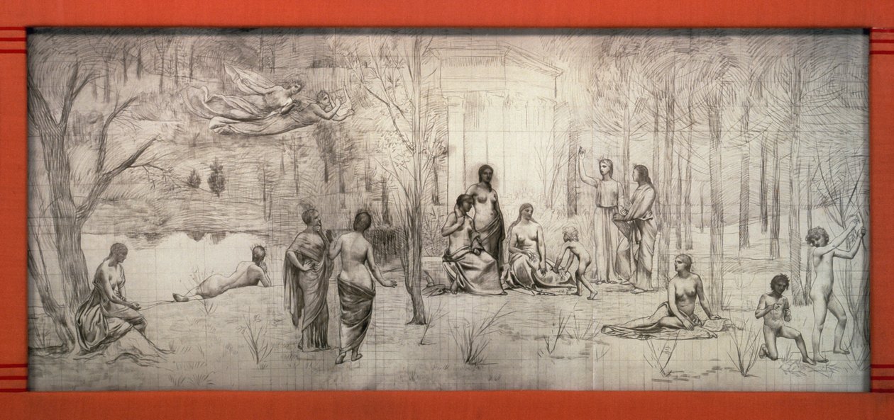 Art Nouveau Frame for Pierre Puvis de Chavannes
